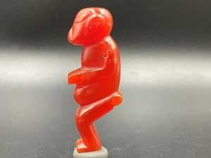 Antique Style South East Asian Carnelian Agate Figure Pendant - Picture 1 of 11