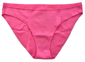 Bikini slip mutandina nuovo con etichette Victorias Secret 100% cotone logo cintura rosa caldo L - Foto 1 di 3