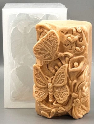 BUTTERFLY SILICONE MOLD  for soap making and other crafts - Image 1 of 4