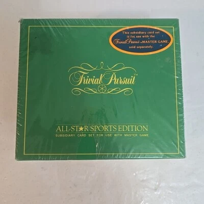 Trivial Pursuit ALL STAR SPORTS Edition Subsidiary Card Set FACTORY SEALED - Image 1 of 4