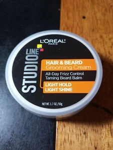 L'Oreal Paris Hair Care Studio Line Beard And Hair Taming Cream Balm 1.7 Ounce - Picture 1 of 2
