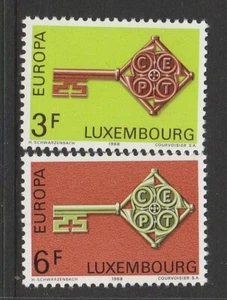 Luxemburgo - 1968 Europa conjunto completo de 2 montadas sin montar o nunca montadas - Imagen 1 de 1