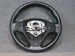 11-14 BMW F25 X3 M SPORT LEATHER HEATED STEERING W PADDLES OEM - Picture 1 of 19