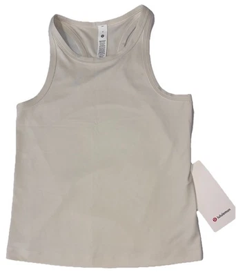 NWT🎀LULULEMON🎀SIZE 8🎀ALIGN WAIST LENGTH RACERBACK🎀AUTHENTIC🎀LIGHT IVORY🎀 - Image 1 of 4