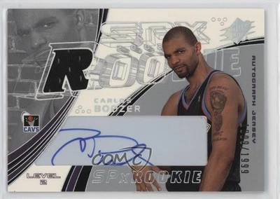 2002-03 SPx SPx Rookie Nivel 2/1999 Carlos Boozer #118 Rookie Auto RC Foto 1 de 2