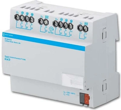 Busch-Jaeger KNX REG-Lüfter-Aktor 6164/51 Bussystem-Heizungsaktor KNX - Bild 1 von 4