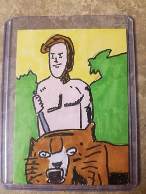 Yorga Famous Artist: Artist Trading Card ACEO Original Artwork  - Image 1 of 2