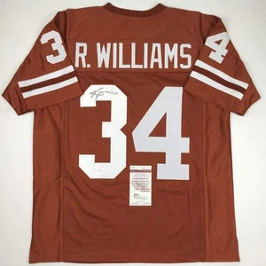 Autographed/Signed Ricky Williams Texas Orange College Football Jersey JSA COA - Picture 1 of 4