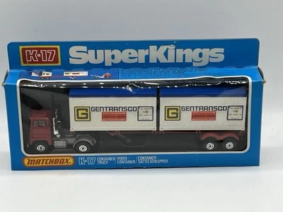 Camión contenedor doble Matchbox Super Kings K-17 Scamell (Gentransco) Foto 1 de 4