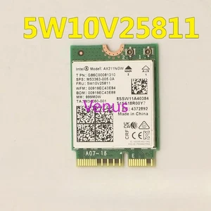 Tarjeta de red inalámbrica Lenovo intel AX211NGW 5W10V25812 5W10V25811 - Imagen 1 de 2