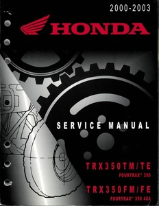Honda Service Manual - TRX350TM/TE & TRX350FM/FE - 2000-2003 - 61HN403 - Picture 1 of 5