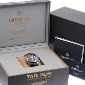 TAG HEUER CAR2A1AB Caliber Heuer 01 Aston Martin Automatic Men #C067 - Picture 1 of 7