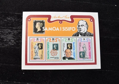 SAMOA 1979 ROWLAND HILL M/S S 516A MNH Foto 1 de 3