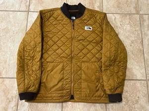 The North Face Cuchillo Thermo Jacke Herren 2XL Gold Gesteppt Ripstop Sherpa - Bild 1 von 7