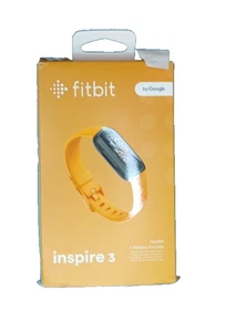 Fitbit Inspire 3 | Heart Rate Monitor | Health & Fitness Tracker open box Yellow - Picture 1 of 5