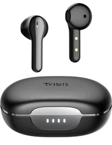 Earbuds 5.2 Qualcomm QCC3040 FlyBuds C2 True Wireless Headphones - Black- Tribit - Zdjęcie 1 z 8