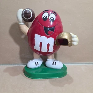 Vintage M&Ms rot Fußballspieler Süßigkeitenspender Sammelfigur - Bild 1 von 15