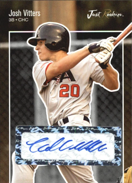 2007 Just Rookies Autographs Black #59 Josh Vitters /10 Auto BB - Image 1 of 1