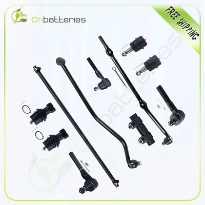 11pc Front Sway Bars Tie Rods Ball Joints Kit For 1993-1998 Jeep Grand Cherokee Foto 1 de 4