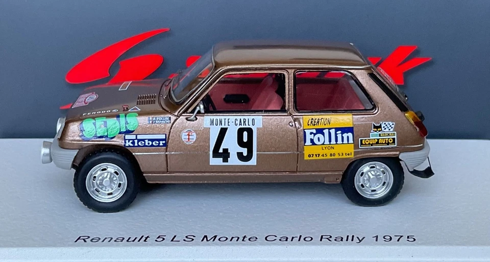 Renault R5 LS N 49 Rally Montecarlo 1975 1/43 Spark - Immagine 1 di 4