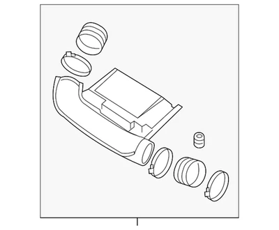 Conjunto de resonador genuino Nissan NV1500 NV2500 NV3500 16576-1PE0A Foto 1 de 2