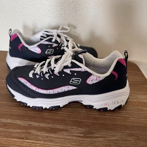 NEW Skechers D'Lites Dazzling Canvas Women’s 9.5 Memory Foam Sneaker Shoe - Picture 1 of 11