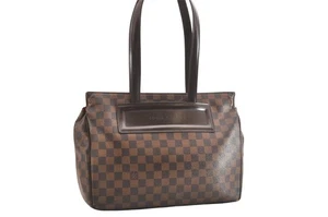 Authentic Louis Vuitton Damier Parioli PM Shoulder Tote Bag N51123 LV 4073N - Picture 1 of 10