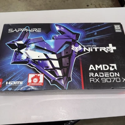 SAPPHIRE NITRO+ Radeon RX 9070 XT 16GB GDDR6 PCI Express 5.0 x16 ATX Graphics Ca - Image 1 of 4
