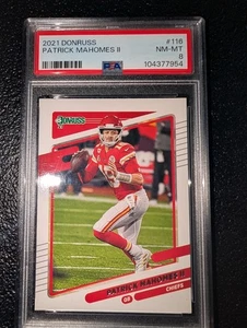 2021 Panini Donruss - Patrick Mahomes II #116 PSA 8 - Picture 1 of 4