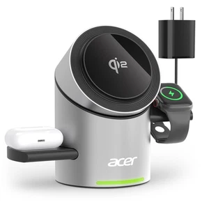 3 in 1 Charging Station for Apple - Qi2 15W iPhone Wireless Charging Station,... - Picture 1 of 8