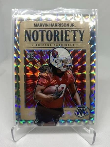 2024 Panini Mosaic SILVER REACTIVE NOTORIETY MARVIN HARRISON JR #22 RC - Picture 1 of 1