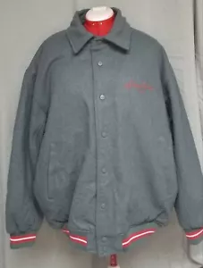 Sean John XL Extra Large Mens Jacket Grey Winter Wool Nylon Sporty - Picture 1 of 12