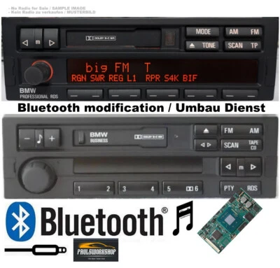 Modernisierung Umbau BMW Professional RDS / Business c33 c43 Bluetooth 5.0 + Aux - Bild 1 von 2