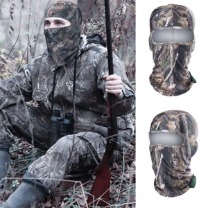 Camo Full Face Mask UV Protection Balaclava for Outdoor Hunting Tactical Hood - Picture 1 of 5