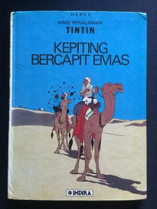 Tim und Struppi Hergé Krabbe mit goldener Zange - Indonesier Karton - sehr selten - Bild 1 von 6