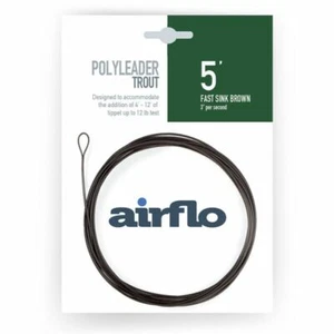 Airflo Polyleader 5ft Trout Fishing Leaders Various Densities * 2024 Stocks *