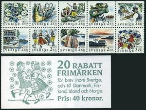 Sweden 1681-1790a booklet,MNH.Mi MH131. Midsummer celebration,1988.Flowers,Dance - Picture 1 of 1