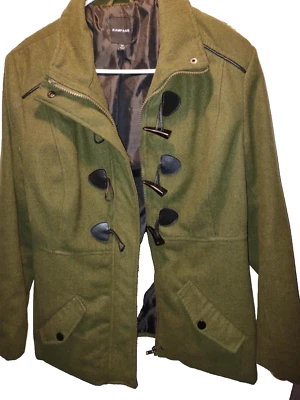 Chaqueta polar verde Rampage para mujer cierre frontal cremallera palanca talla M H3 Foto 1 de 4