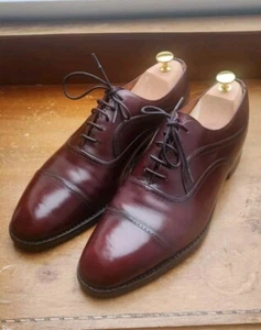 Church's custom grade burgundy oxford brogues mens size UK 11F - Picture 1 of 15