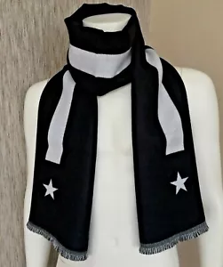 GIVENCHY REVERSIBLE STARS & STRIPE SCARF MADE IN ITALY RETAIL £225 - Picture 1 of 9