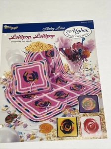 Lollipop Lollipop Afghan Baby Love Crochet Pattern Needlecraft Shop - Picture 1 of 5