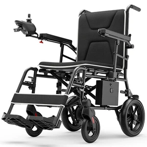 33.5lbs Lightweight Foldable Electric Wheelchair 300lbs Travel All Terrain - Picture 1 of 11