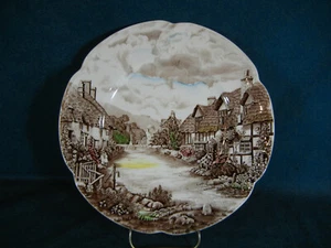 Plato(s) de cena Johnson Brothers antiguo inglés campo marrón multicolor 10" - Imagen 1 de 2