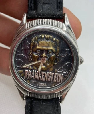 fossil frankenstein li-1285 universal monster series limited edition from 1995  - Immagine 1 di 4