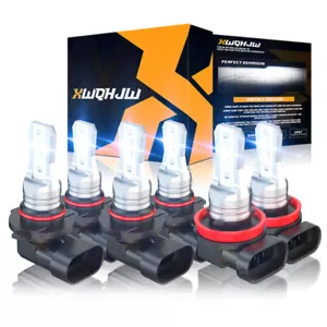 For 2013-2015 Toyota RAV4 Combo LED Headlight Hi/Low + Fog Light Bulbs Kit - Foto 1 di 11