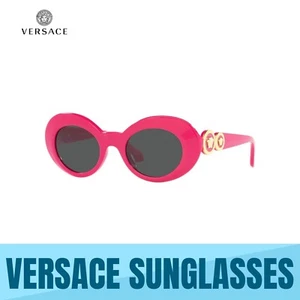 VERSACE KIDS SUNGLASSES VK4428U 536787 FUCHSIA-DARK GREY GIRLS 45MM AUTHENTIC - Picture 1 of 7