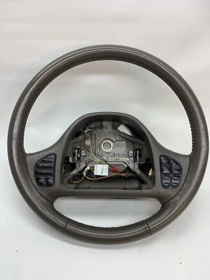 98-04 Lincoln Town Car Grand Marquis Volante Crucero Cuero Envoltura Tostado Foto 1 de 4