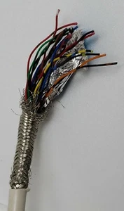 Per Foot - 3M 3644B-XX Shielded 8 Twisted Pairs 16 Multi-Conductor Signal Cable - Picture 1 of 3