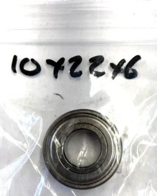 Sealed Engine Bearing 10 x 22 x 6mm German Made. High Quality. - Image 1 of 2
