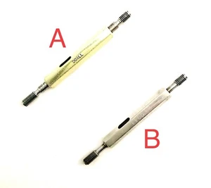 THREAD PLUG GAGE (1) 10-32 UNF-2B GO NOGO PD .1697 / .1736 Inspection DoALL EFCO - Picture 1 of 3